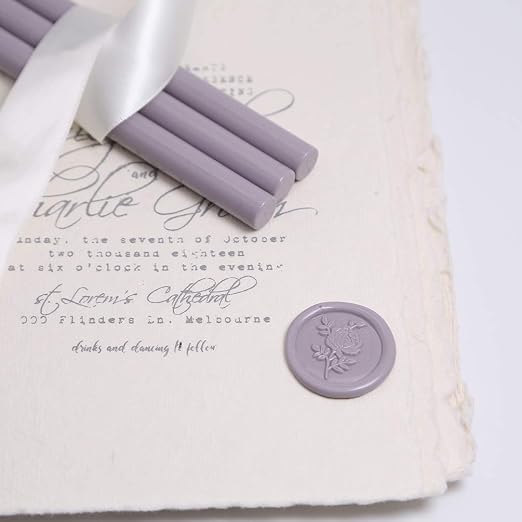 UNIQOOO Wild Rose Wax Seal Stamp | French Rose Botanical Flower Stamp Perfect - Image 9