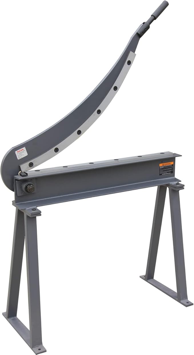 KAKA INDUSTRIAL Guillotine Shear, 31-Inch Cutting Capacity, 16 Gauge HS-30 Sheet Metal Cutter with Stand for Fabrication and Construction