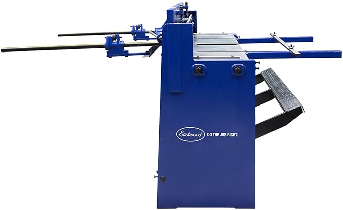 Eastwood 52 Inch Stomp Shear Machine | Industrial Grade Manual Operated Metal Fabrication Stomp Shear Sheet Cutter up to 14 Gauge | Equipped with T10A Tool Steel Ultra Sharp Cutting Blades