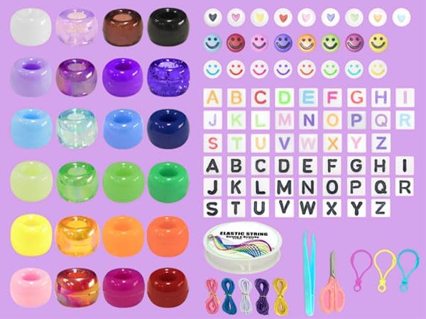 LIS HEGENSA Pony Beads Bulk, Kandi Beads - Image 7