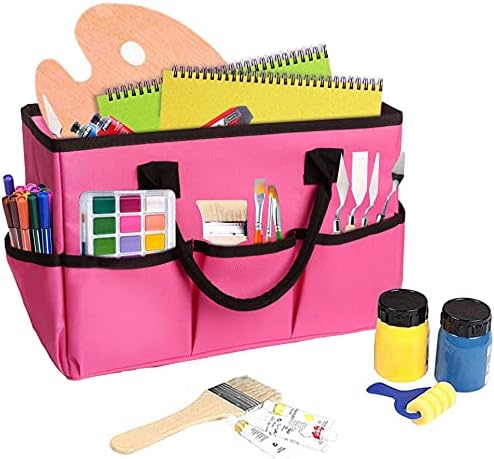 ZKOO Craft Organizer Tote Bag, Portable Art Supply Storage Caddy - Image 5