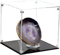Clear Acrylic Display Case for Collectibles Assemble, Cube Box Dustproof by KCGANI