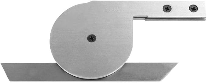 Universal Bevel Protractor, 360° Steel Angle Finder Measuring Ruler W/Magnifying Glass Angle Measuring Protractor