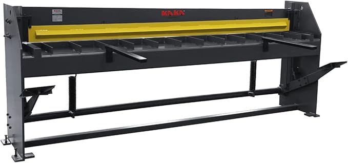 KAKA INDUSTRIAL Foot Stomp Shear 98-Inch Solid Construction High Precision Sheet Metal Foot Shear, 18 Gauge Mild Steel Capacity Q01-9818B