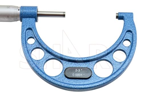 Shars 0-3" Precision Solid Metal Frame Outside Micrometer Set 3 PCS 303-2651N R)
