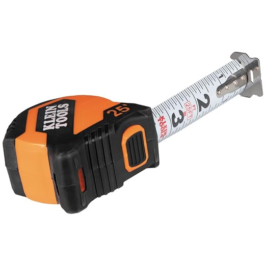 Klein Tools 9525 Tape Measure, 25-Foot Compact Double-Hook Imperial Measuring - Image 12