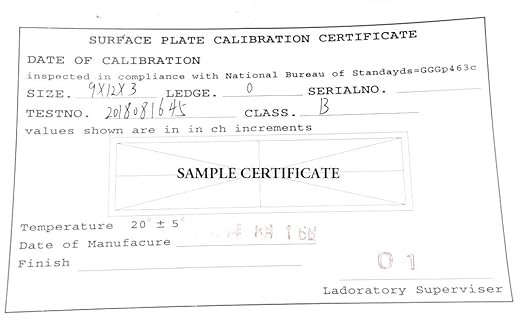 HHIP 4401-1604 Black Granite Surface Plate, Grade B, Ledge 0, 48" Length x 36" Width x 6" Height, +/0004" Accuracy, 1200 lb. Weight