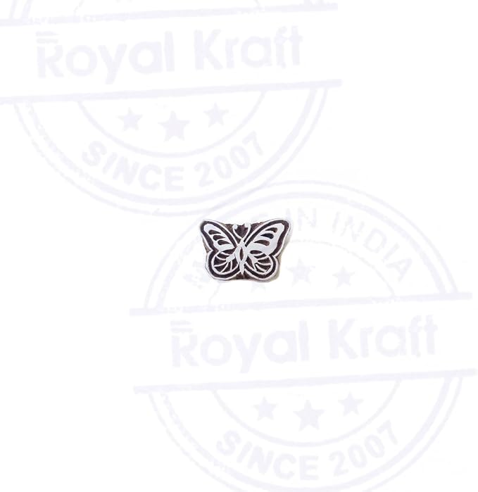 Royal Kraft Wooden Stamps DIY Fabric, Henna Printing Blocks THDtag025 - Image 2