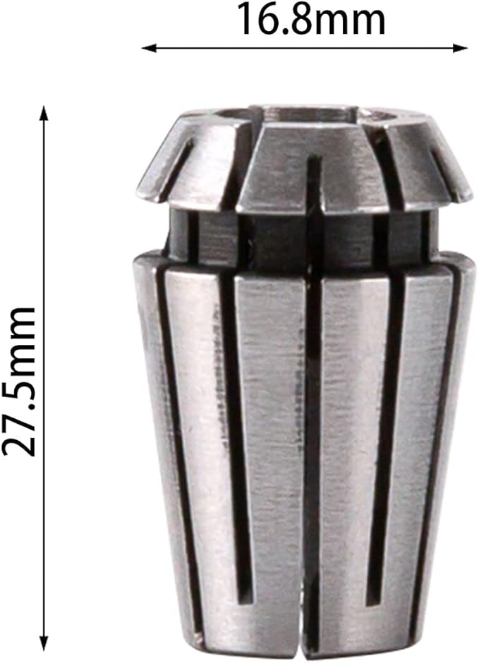 3PCS ER16 High Precision Spring Collet Set 1/4" 1/8" 1/16" for CNC Engraving Milling Lathe Chuck Tool