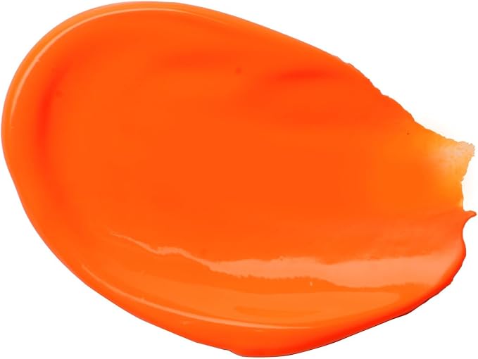 Liquitex BASICS Acrylic Paint, 118ml Tube, Fluorescent Orange - Image 2