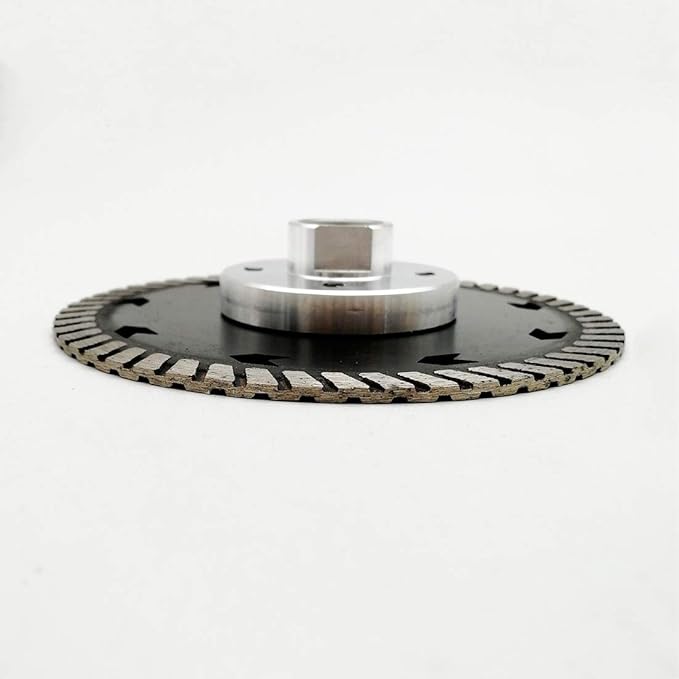 SHDIATOOL Granite Turbo Cutting Blades Two-In-One Design Cut Grind Sharpen Marble Concrete and Bricks Set of 2 Pieces 4.5 Inch and 5 Inch