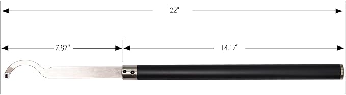 Carbide Tipped Wood Turning tools set Lathe Rougher Finisher Detailer Swan Neck Hollower Tools and Interchangeable Aluminum Alloy Grip Handle with Diamond Round Square Carbide Inserts AT04