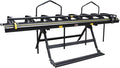 KAKA INDUSTRIAL Siding Brake, 126-inch Portable Thin Plate Aluminum Brake, Sheet Metal Brake with a Roller Knife, 24-Gauge Mild Steel Capacity, 1-180° Bending Angle Metal Brake Bender ALB-126