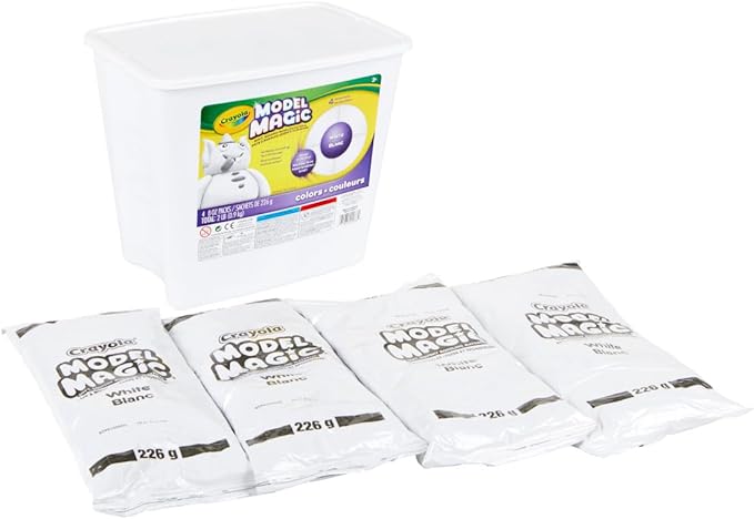 Crayola Model Magic White, Teacher Must Haves & Classroom Essentials, Air‑Dry by Crayola