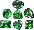 Emerald Green Color Cubic Zirconia Loose Beads Unset by AierCrystal