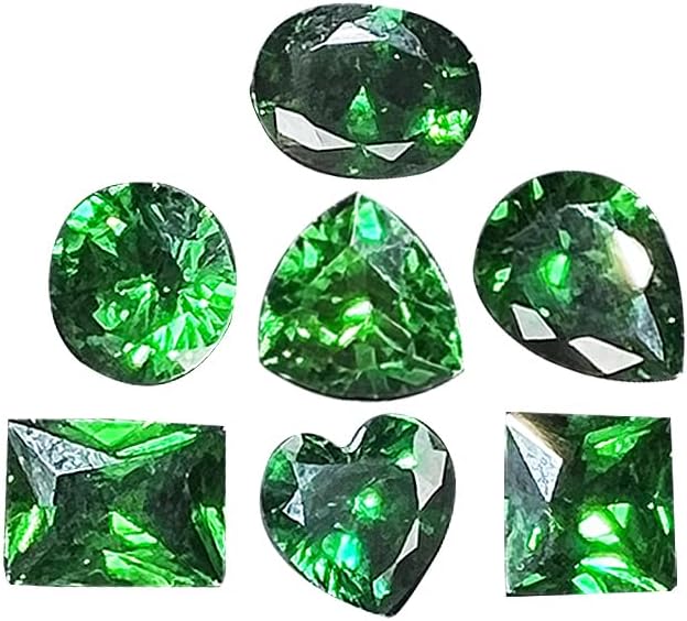 Emerald Green Color Cubic Zirconia Loose Beads Unset by AierCrystal