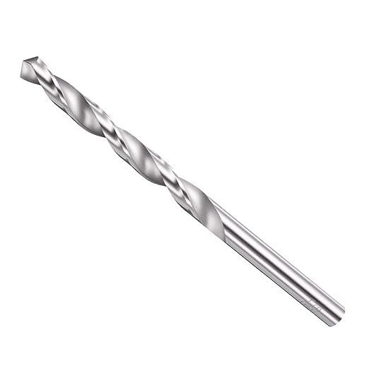 Drill Bit, 6.8mm Cutting Diameter, 4241 HSS 118° Cutting Angle Uncoated Bright Versatile Jobber Bits - (Applications: for Drilling Plastic Wood Soft Metal), 1-Pieces