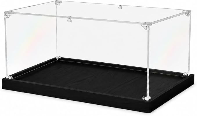 JUJOMAT Acrylic Display Case for Collectibles Clear Acrylic Display Box for by JUJOMAT