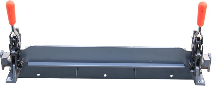 KAKA INDUSTRIAL Sheet Metal Brake, 24-Inch Metal Brake Bender, 18-Gauge Mild Steel Capacity, Heavy-Duty Metal Break, 0-135 Degrees Adjustable Siding Brake W-2418