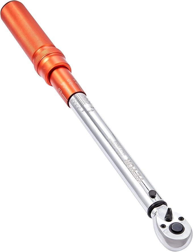 VEVOR Torque Wrench, 3/8-inch Drive Click Torque Wrench 10-80ft.lb/14-110n.m, Dual-Direction Adjustable Torque Wrench Set, Mechanical Dual Range Scales Torque Wrench Kit with Adapters Extension Rod