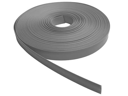 Kable Kontrol Heat Shrink Tubing - 3/8” Inch - 50' Ft Long, Gray Polyolefin - 2:1 Industrial Shrink Tube & Cable Sleeve for Electrical Wire Insulation - Rated for 600 V