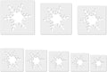Snow Stencil, Snow Template Stencil, Large Snow Stencil by krastmon