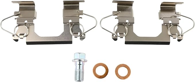 SCITOO 19B7146 19B7147 Front Left & Right Disc Brake Calipers w/Bracket Fit For INFINITI For Q50 2014-2018,For Nissan For Rogue 2014-2018,For Nissan For X-Trail 2014-2015, Double Pistons