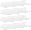 Lifewit Floating Shelves for Bathroom, Acrylic Display Shelf Wall Mounted for by Lifewit