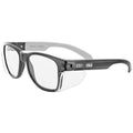 MAGID Y50 Safety Glasses for Construction | Black Frame — 6 Pairs, ANSI Z87.1+ by MagidGloveSafety