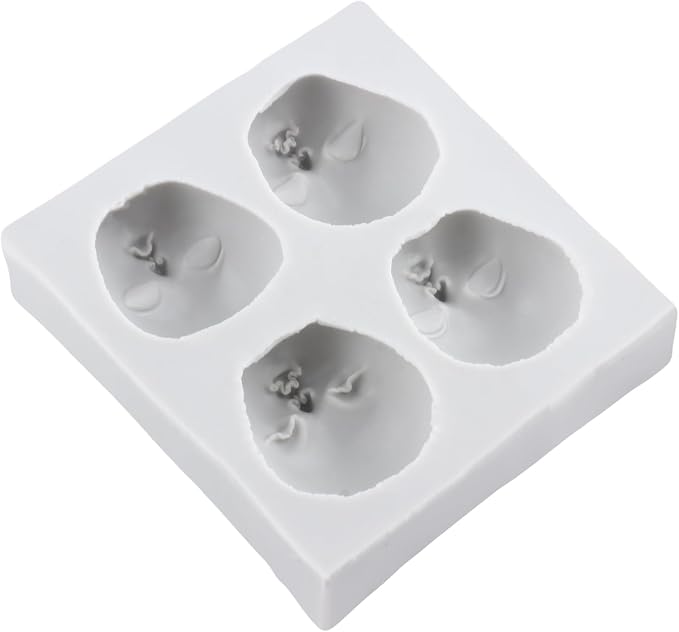 Baby Face Clay Mold Doll Face Silicone Molds - Image 5