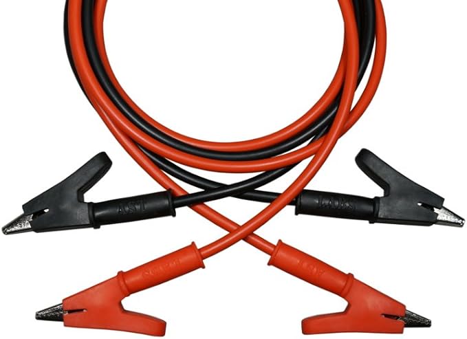 Test Lead SILICONE Alligator Clip Heavy Duty to Alligator Clip Heavy Duty (3 ft)