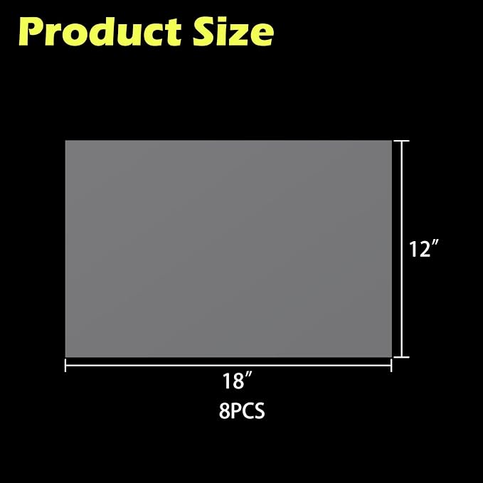 Quilting Template Plastic Sheets, Translucent, 12 x 18 Inches, Reusable Cutting - Image 6