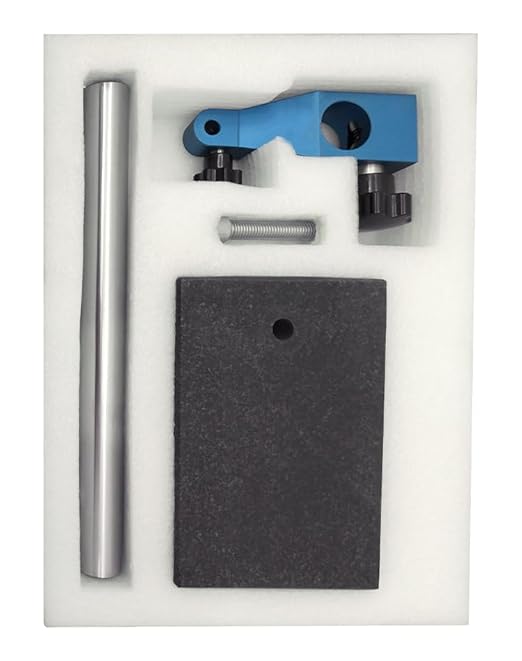 The Granite Base Bracket is Used in Conjunction with a Digital Indicator dial, and The Granite Measurement Platform has a Size of 300mm * 200mm*50mm(11.8in * 7.8in * 2in) Granite Base﻿(ACE-ST)