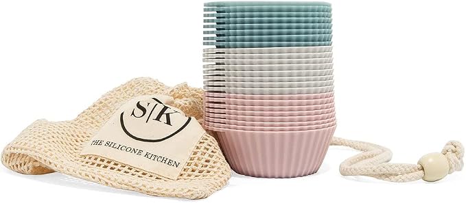 The Silicone Kitchen Reusable Silicone Baking Cup Silicone Muffin Liners - Image 2