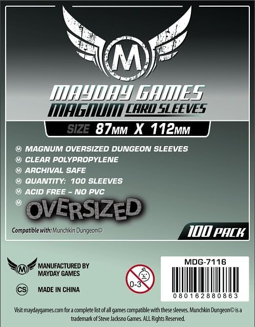 Mayday Games Munchkin Big Box- Standard Compatible Card Sleeve Bundle - Image 4