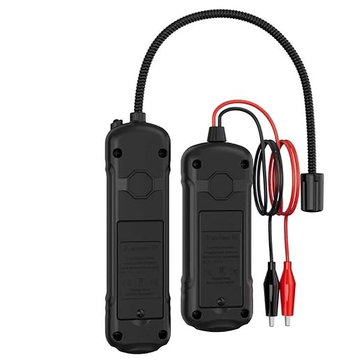 Underground Wire Locator and Cable Tracker Kit, Professional Wire Finder with Signal Detector, Carrying Case and Accessories