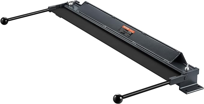 VEVOR Box and Pan Brake, 48-Inch, 0-130 Degrees Sheet Metal Bending Brake, Portable Mini Metal Bender with 20 Gauge Low Carbon Steel 14 Gauge Aluminum Capacity Power Handle, for Metal Bending