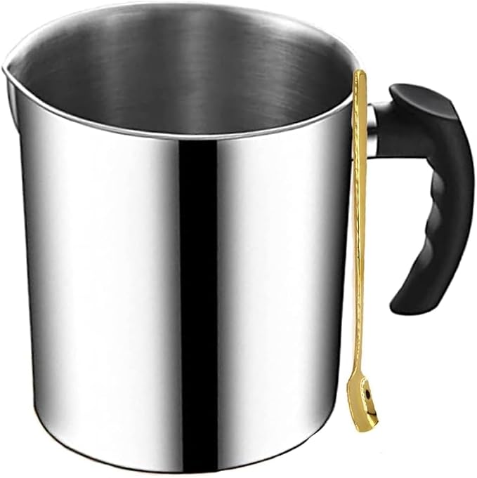 Phinicco 44oz 1.3L Candle Making Pouring Pot Wax Melting Pot and Spoon 304 by Phinicco