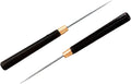 votuyet 2 Pcs Scratch Awl Tool Leather Punch Tool,Leather Craft Repair Tools Sewing Tailors Awl