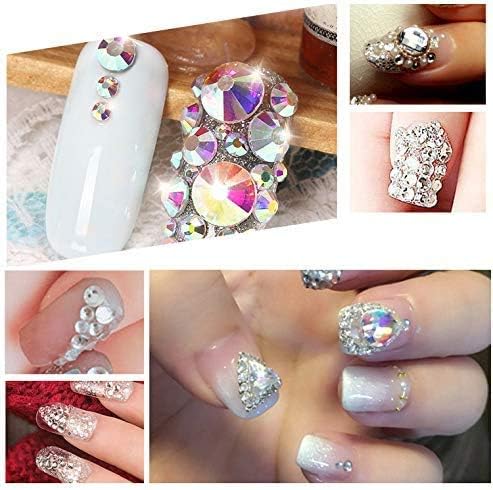 Onwon 1440 Pieces SS16 / 4mm Clear Crystal Flat Back Brilliant Round - Image 5