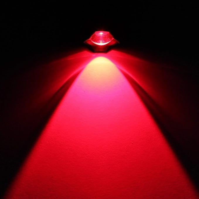 2 Pack Red Light Flashlight Red LDE Red Flashlight Night Vision Torch - Image 7
