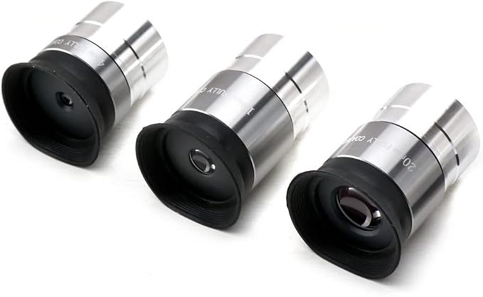 1.25-Inch Telescope Eyepiece Set, 4mm 10mm 20mm | Multi-focal eyepiece kit; - Image 5