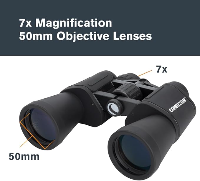 Celestron - Cometron 7x50 Astronomy Binoculars – Entry-Level - Image 2