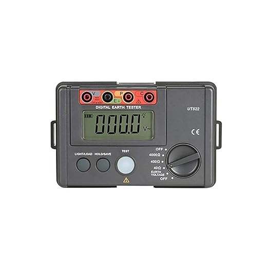 ATO Digital Ground Resistance Tester, 0-4000Ω Digital Earth Resistance Meter