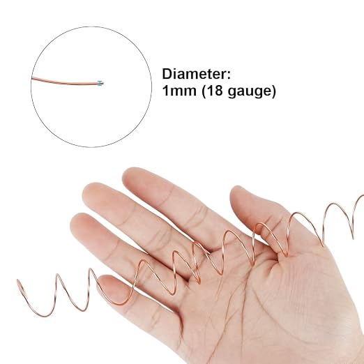 18 Gauge Aluminum Wire - 165ft 1mm Bendable Craft Wire - Image 3