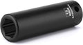 CASOMAN 1/2" Drive x 15mm Deep Impact Socket, 6-Point, Metric, CR-MO