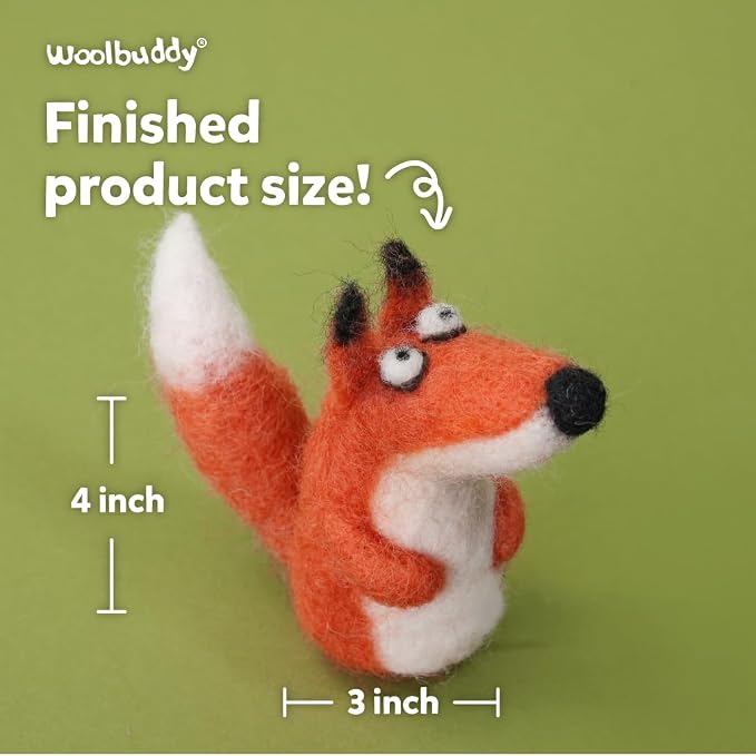 Woolbuddy Needle Felting Kit for Beginner Adults, Starter Set - Image 2