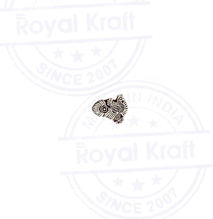 Royal Kraft Wooden Stamps DIY Fabric, Henna Printing Blocks THDtag047 - Image 2