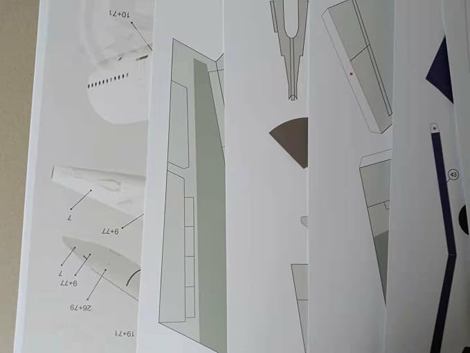 CHICHIYANG 1:100 Unassemabled Paper DIY Aircraft Model FedEx MD-11 Air Plane - Image 5