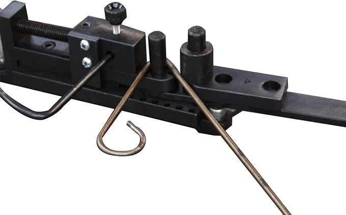 KAKA INDUSTRIAL Mini Universal Bender MUB-1 | Hardened Steel Wire and Flat Metal Bender | 5/16 inch Rod, 1x1/8 inch Flat